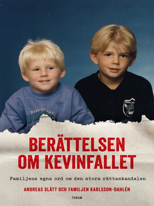 Titeldetaljer för Berättelsen om Kevinfallet av Andreas Slätt - Tillgänglig